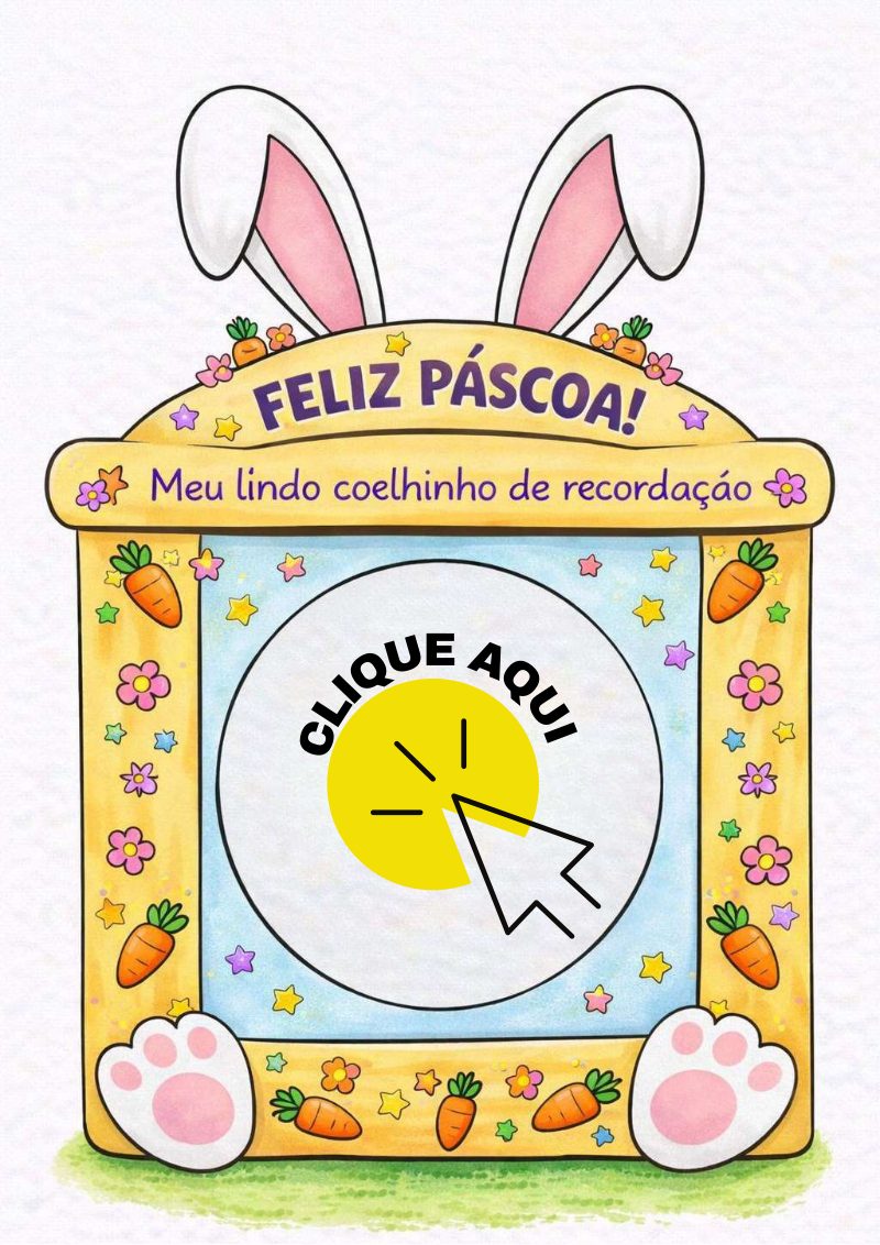 Atividade de Páscoa com Foto do Aluno – Lembrança Escolar