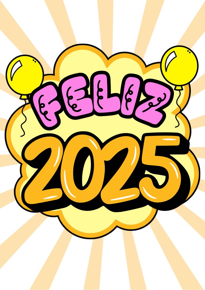 Decoração para Bambolê Tema “Feliz 2025”! 🎊