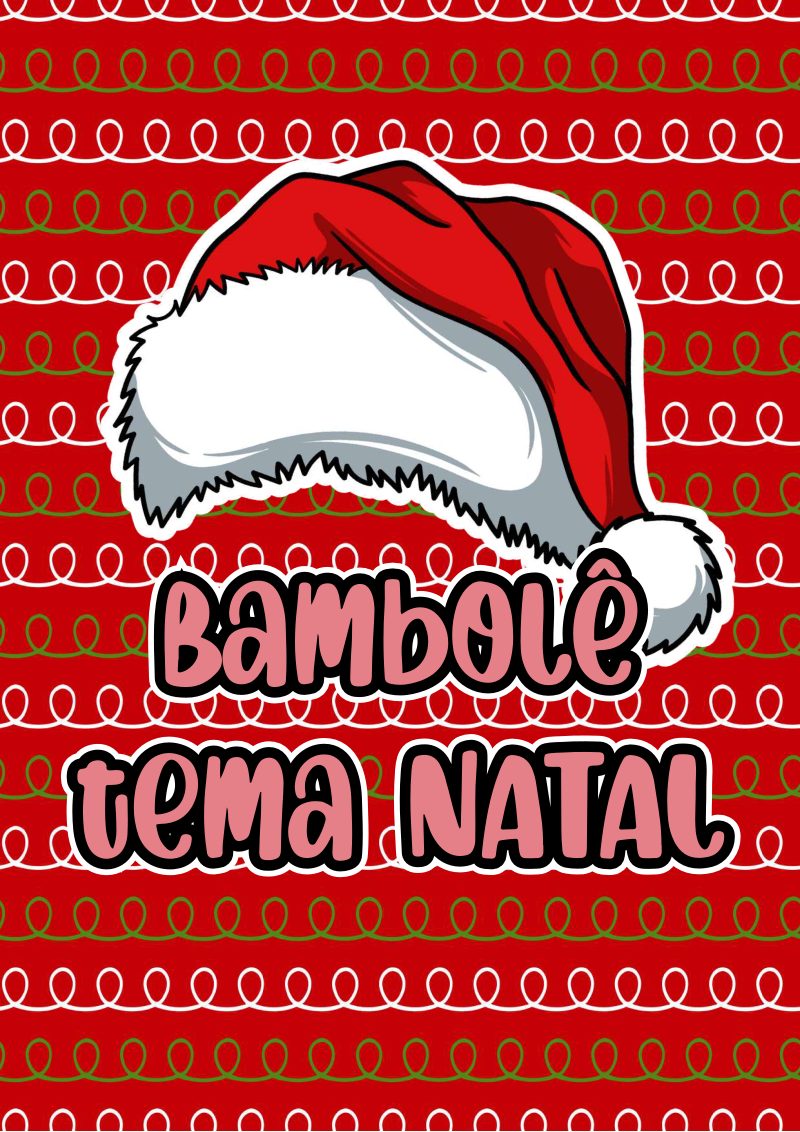 🎄✨ Decoração para Bambolê – Tema “Feliz Natal”