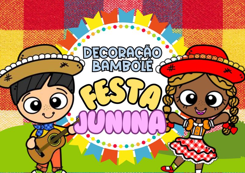 Decoração para Bambolê – Tema Festa Junina 🎉