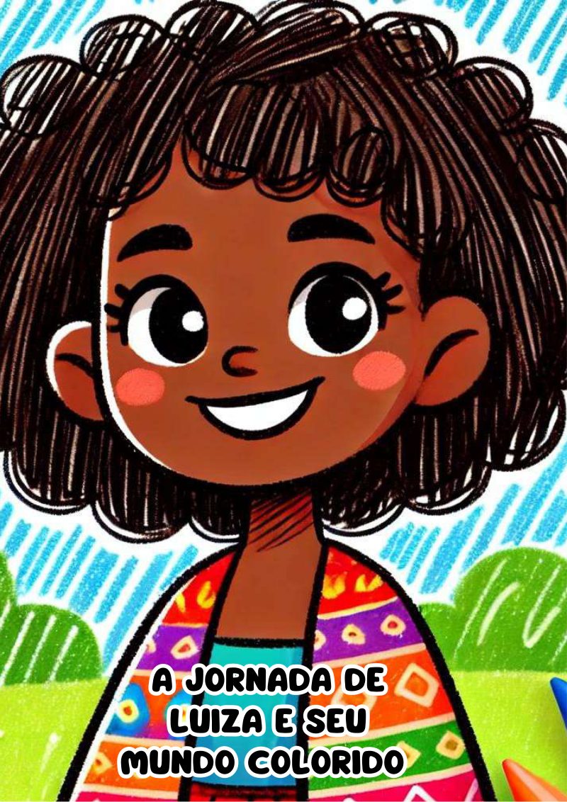 História na Lata: A Jornada de Luiza e seu Mundo Colorido