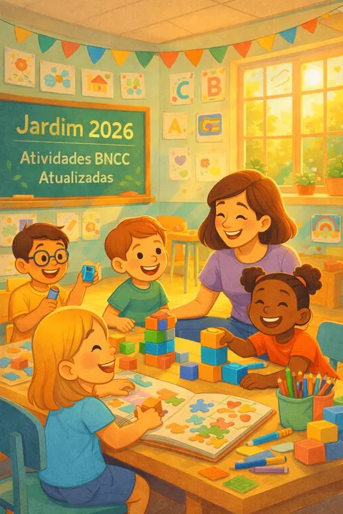 Atividades para Educação Infantil – Jardim 2026 (PDF) | BNCC Atualizada
