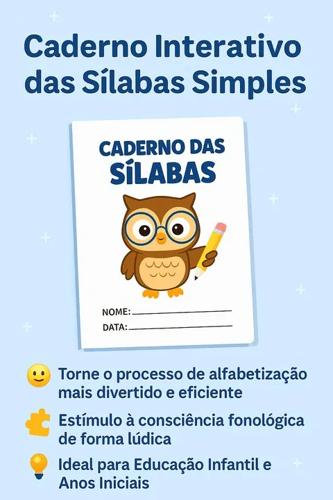 Caderno Interativo das Sílabas Simples
