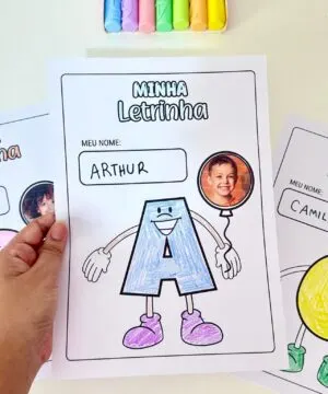 ✏️📚 Atividade “Minha Letrinha” – Explorando o Nome Próprio de Forma Divertida! 👧🧑