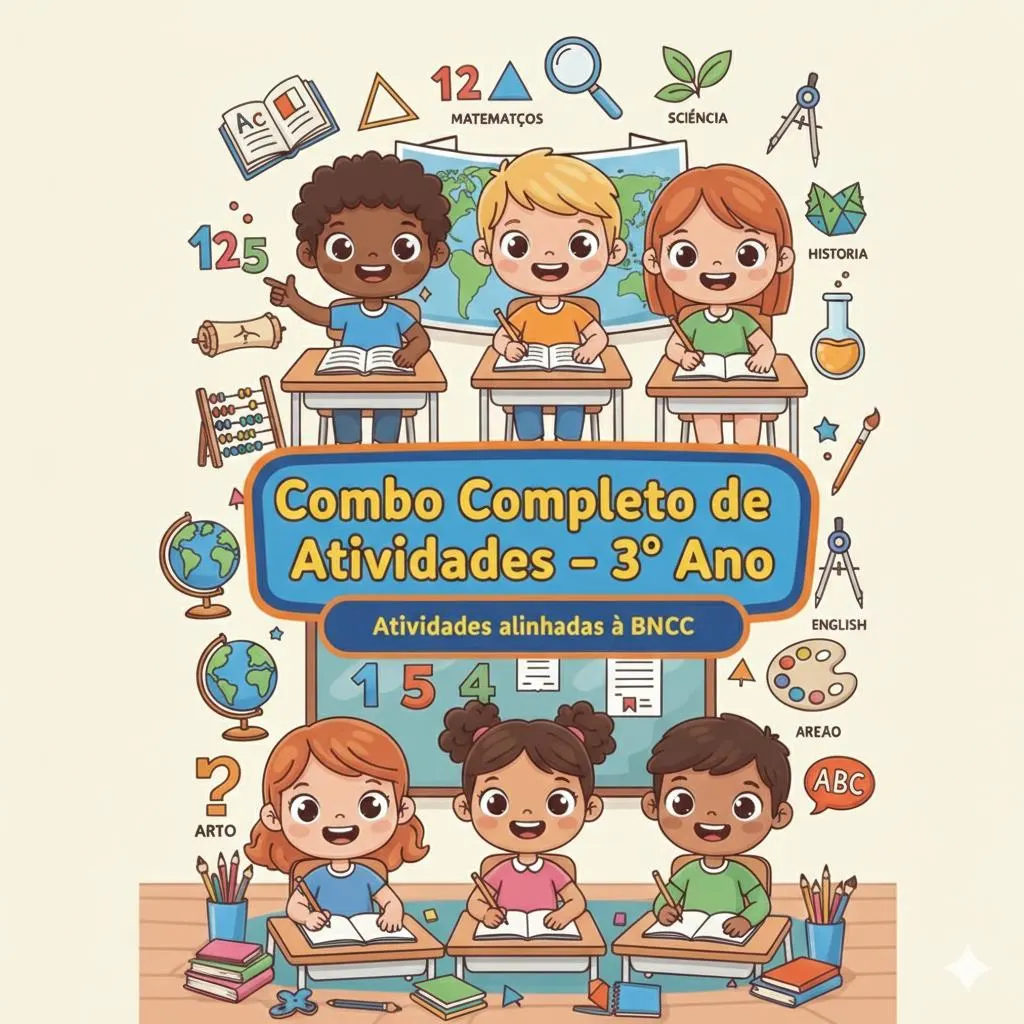Combo Completo de Atividades – 3º Ano do Ensino Fundamental | BNCC