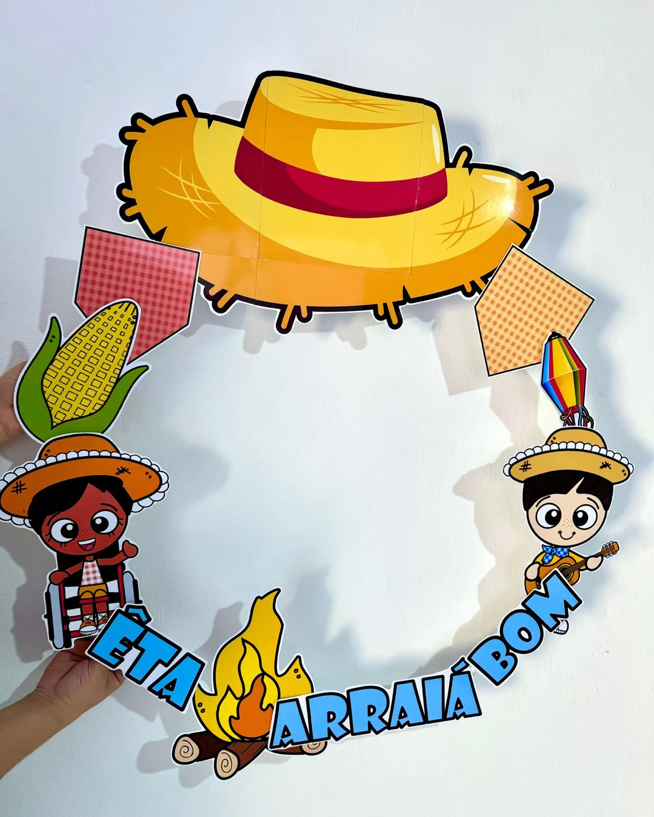 Decoração para Bambolê – Tema Festa Junina 🎉