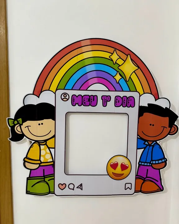 Decoração para Bambolê – Tema “Meu 1º Dia”