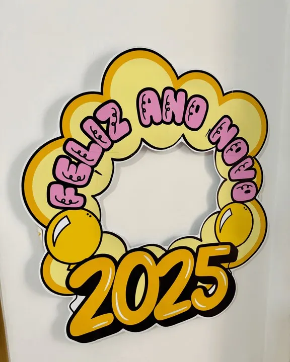 Decoração para Bambolê Tema “Feliz 2025”! 🎊