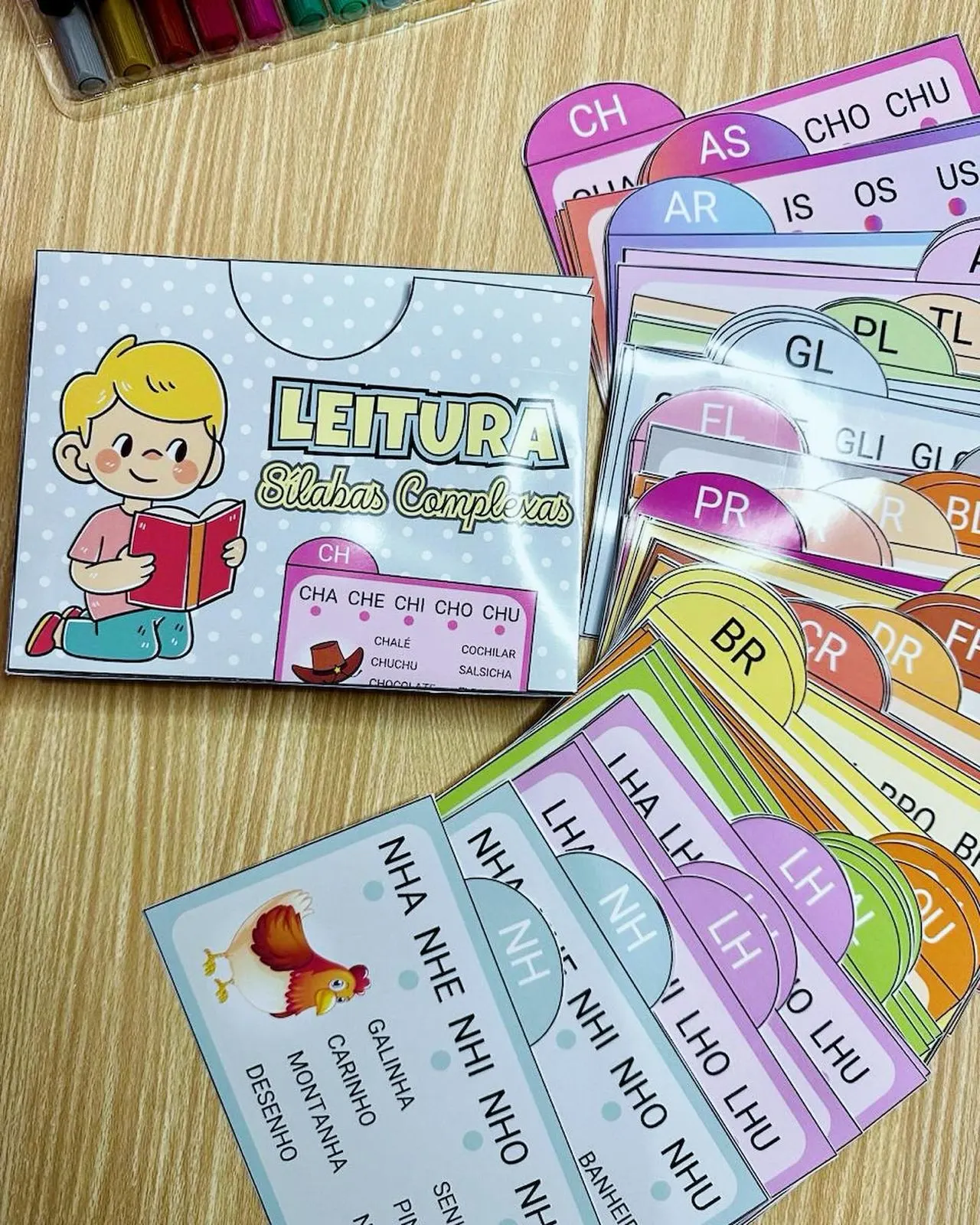 Ficha de Leitura Sílabas Complexas