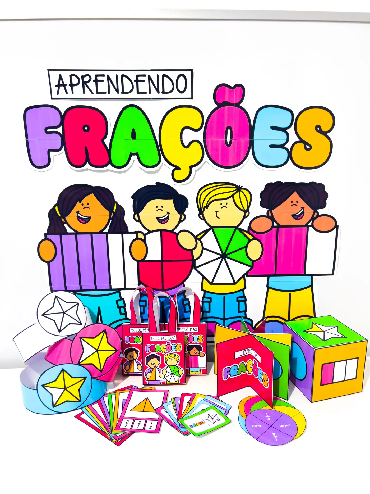 Kit Aprendendo Frações para Imprimir – Jogos e Atividades Lúdicas de Matemática
