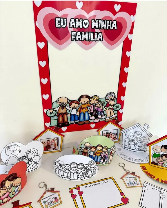 Kit Dia da Família: Lembrancinhas e Moldura para Foto