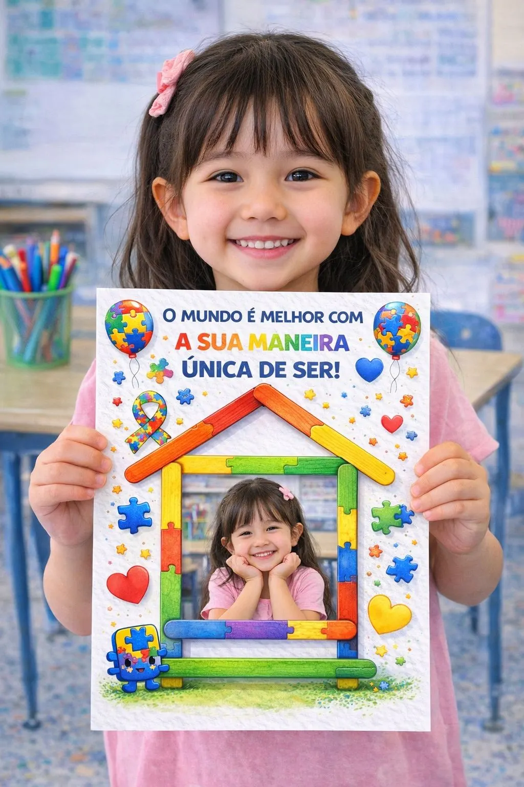 Kit Dia do Autismo na Educação Infantil – Atividades + Painéis + Fotos dos Alunos (PDF)