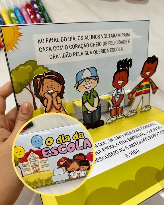 Livro 3D Dia da Escola