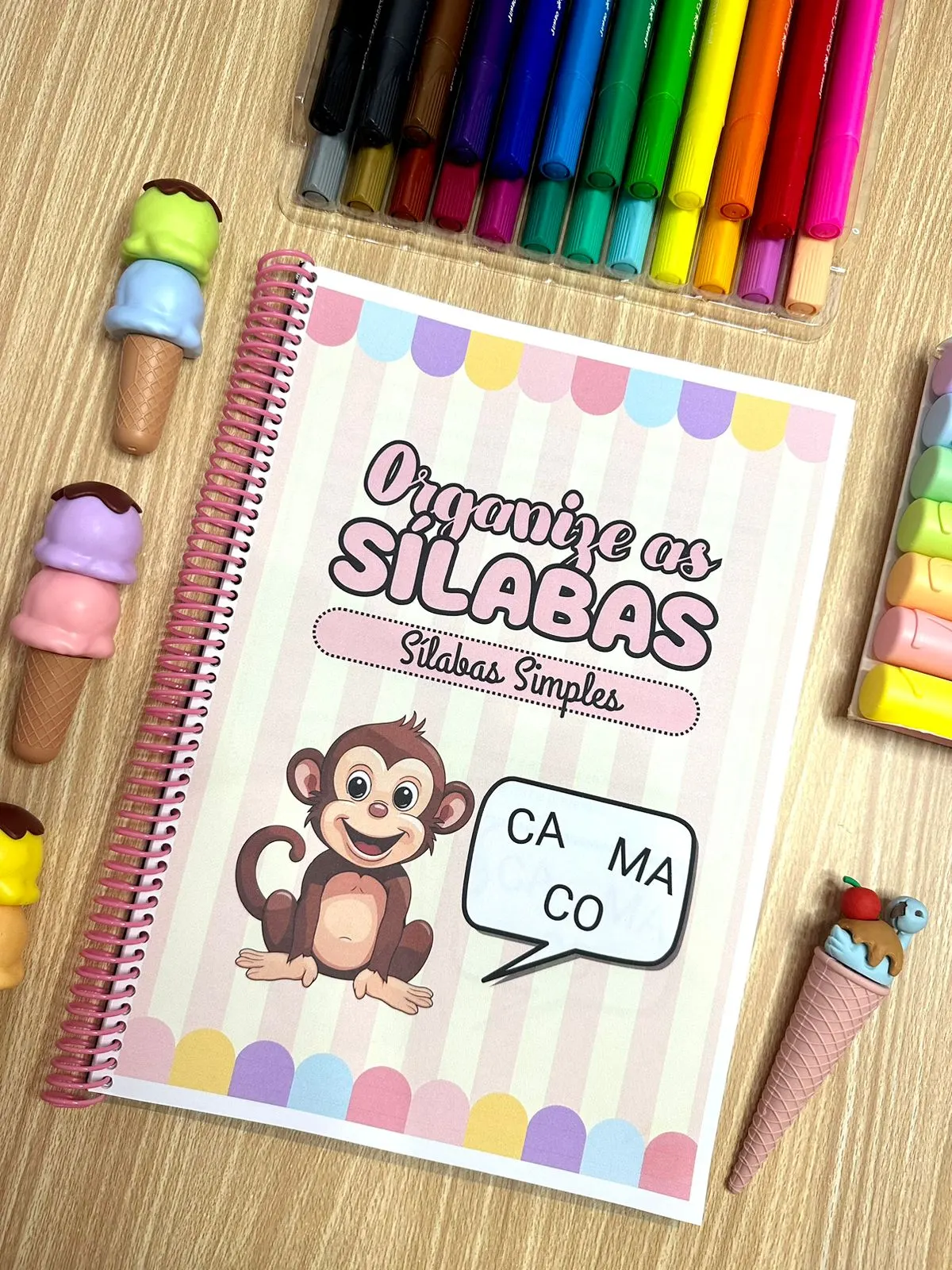 Organize as Sílabas simples