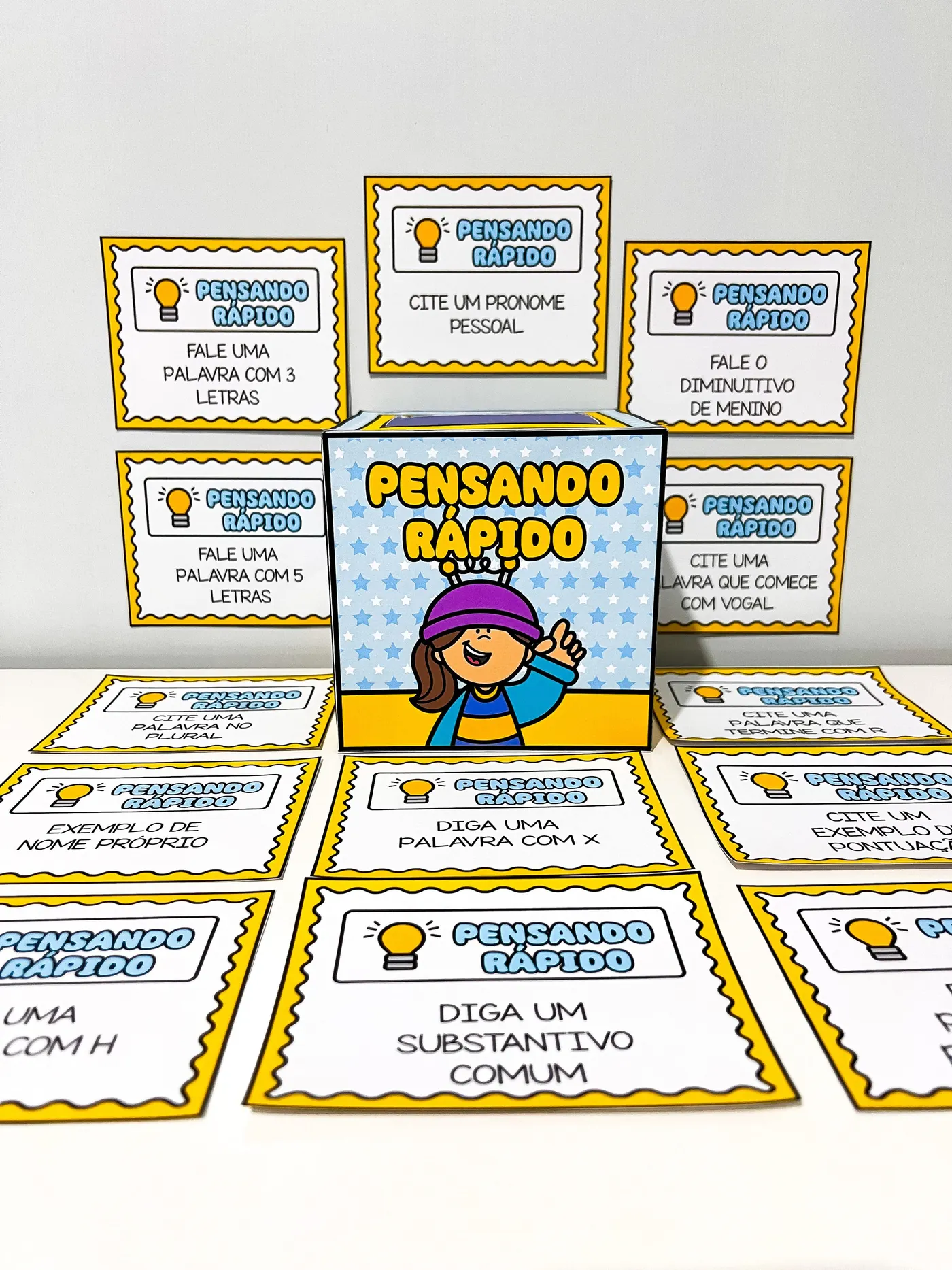 Pense Rápido Língua Portuguesa – Jogo Educativo de Revisão