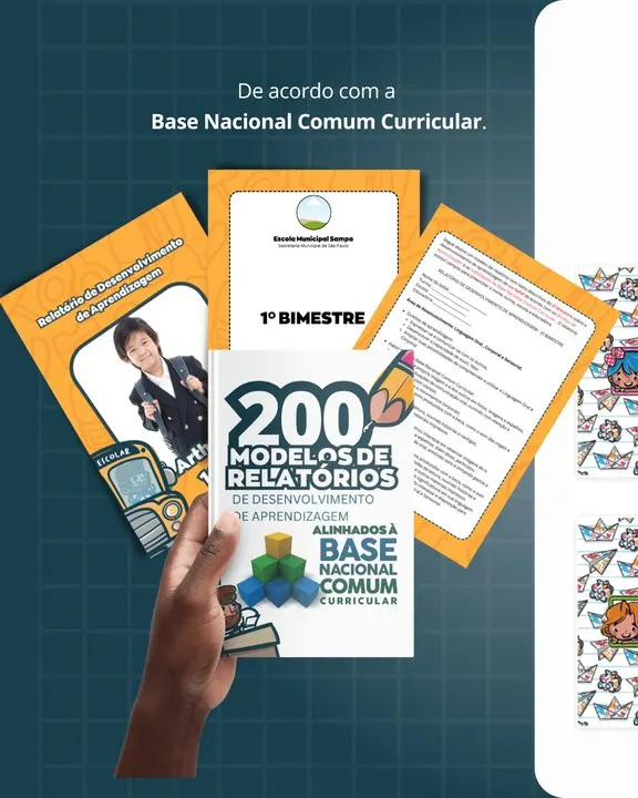✅ Relatórios de Desenvolvimento: Ensino Fundamental I (1º ao 5º ano) e Educação Especial