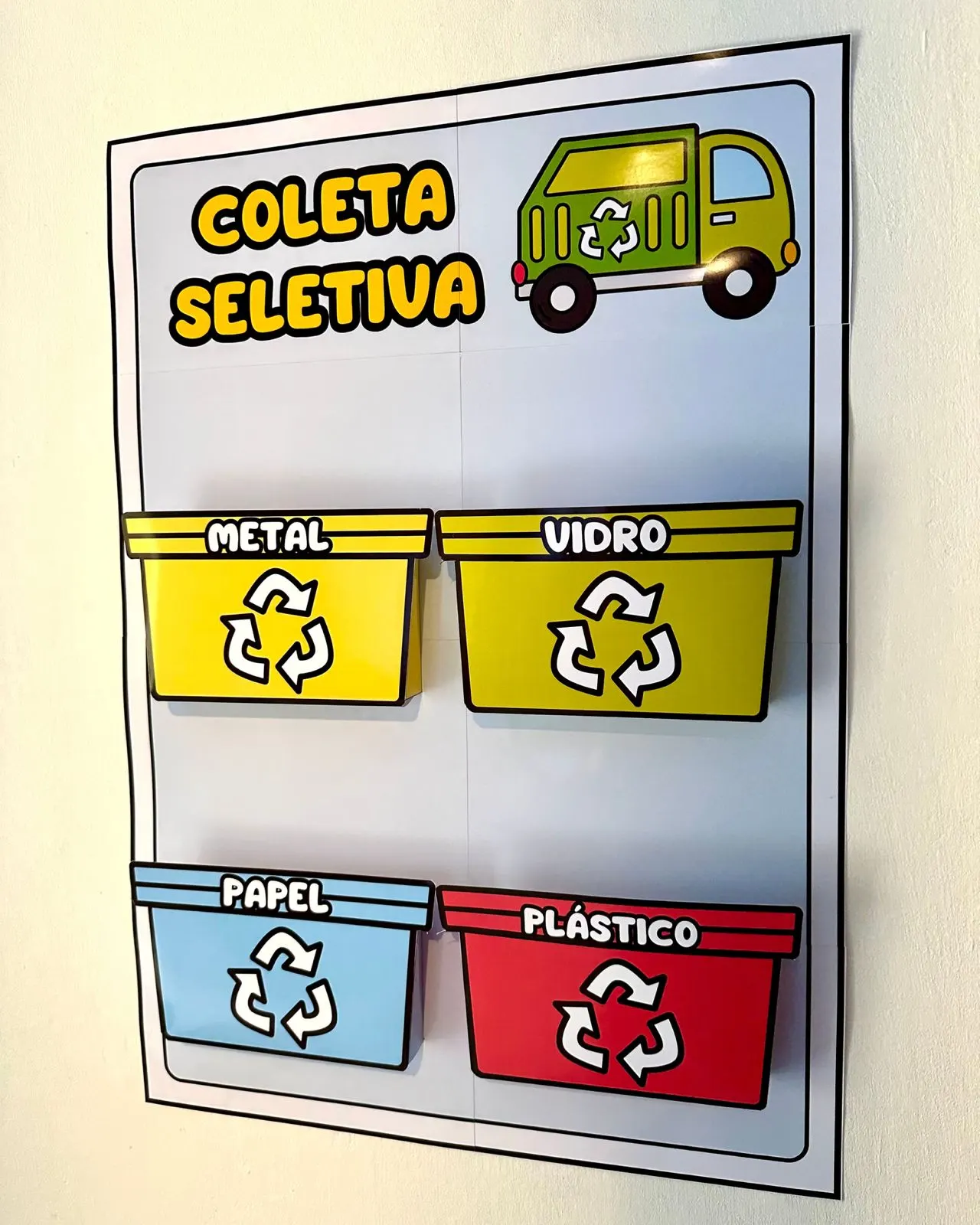 🌍 Cartaz Coleta Seletiva