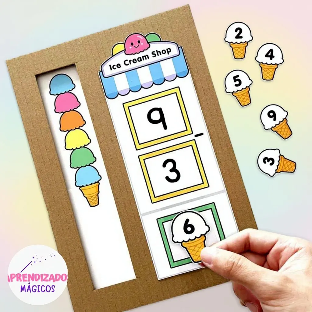 🍨 Diversão Matemática com Sorvete – Aprender nunca foi tão gostoso!