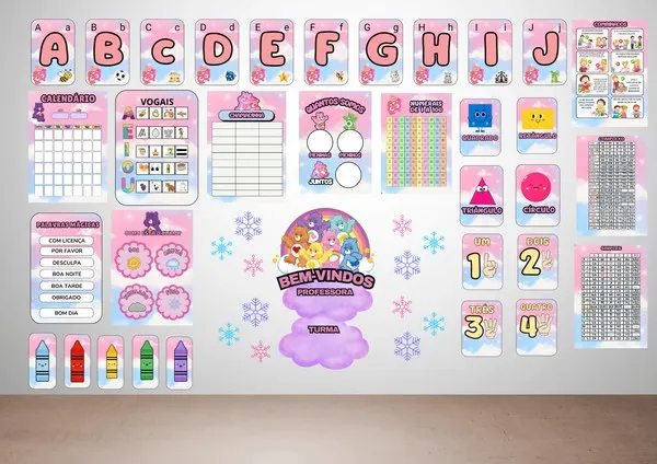 🎀 KIT SALA: Ursinhos Carinhosos 🧸✨
