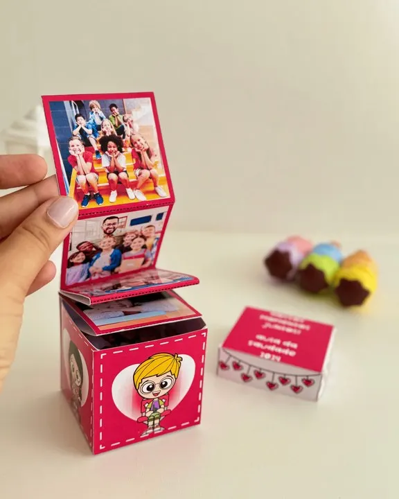 🎁 Caixinha de Fotos Personalizada