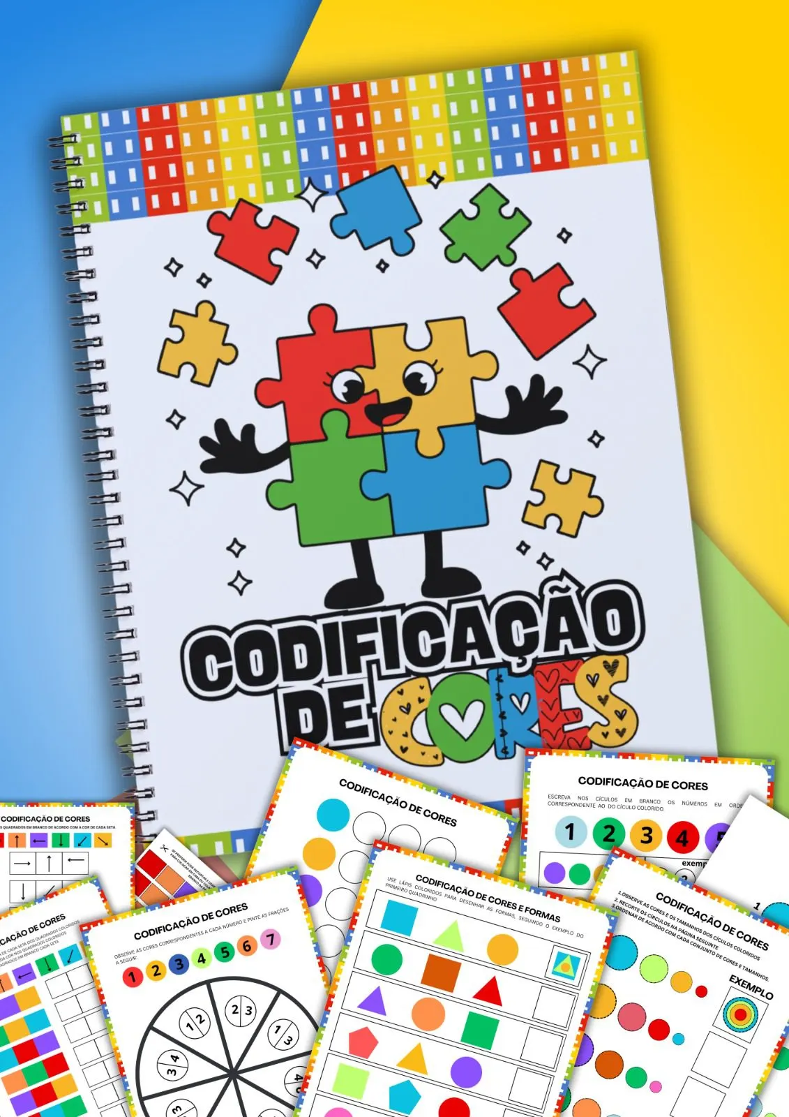 🎨 Codificação de Cores – Aprendizado Lúdico e Criativo! 🧠✨