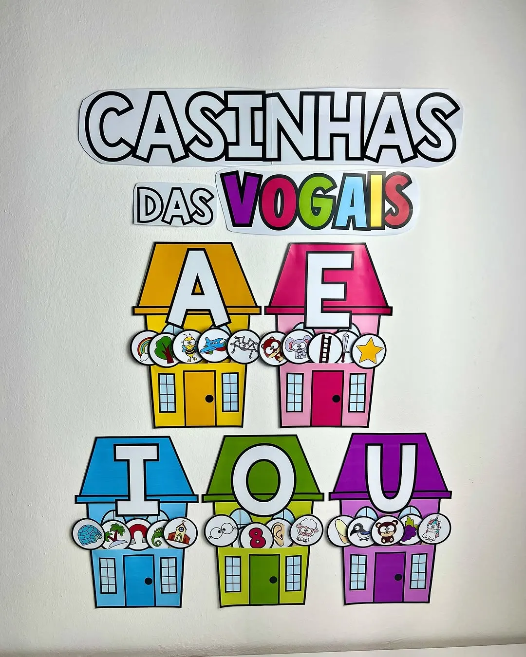 🏡✨ Casinhas das Vogais: Aprendizado Divertido para a Alfabetização! ✨🔠