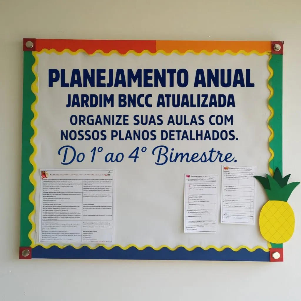 📘 Planejamento Anual – Jardim  BNCC Atualizada  🌈