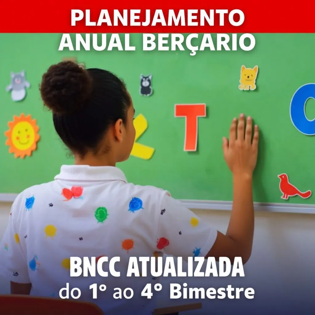 📘 Planejamentos para Berçário – 4 Bimestres (BNCC Atualizada) 🌈