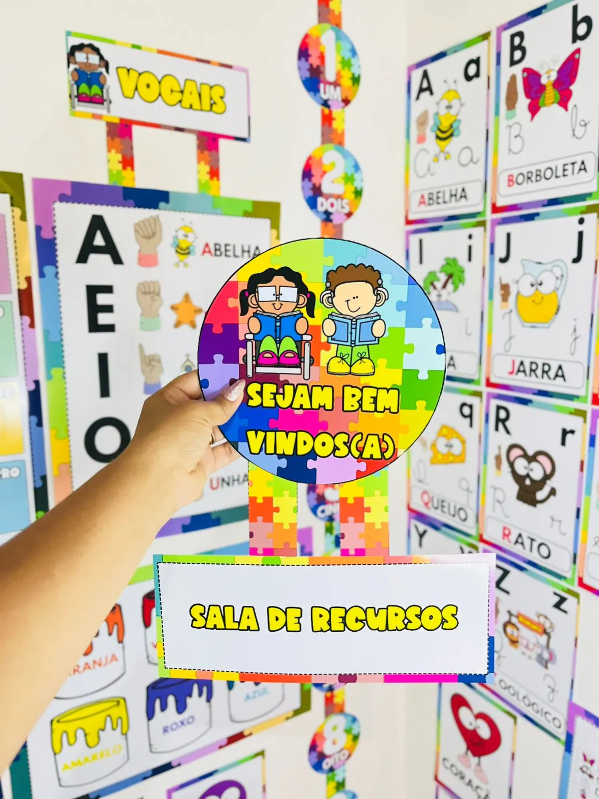 📘✨ Kit Sala de Aula Decorativo – Inclusivo e Interativo ✨📘