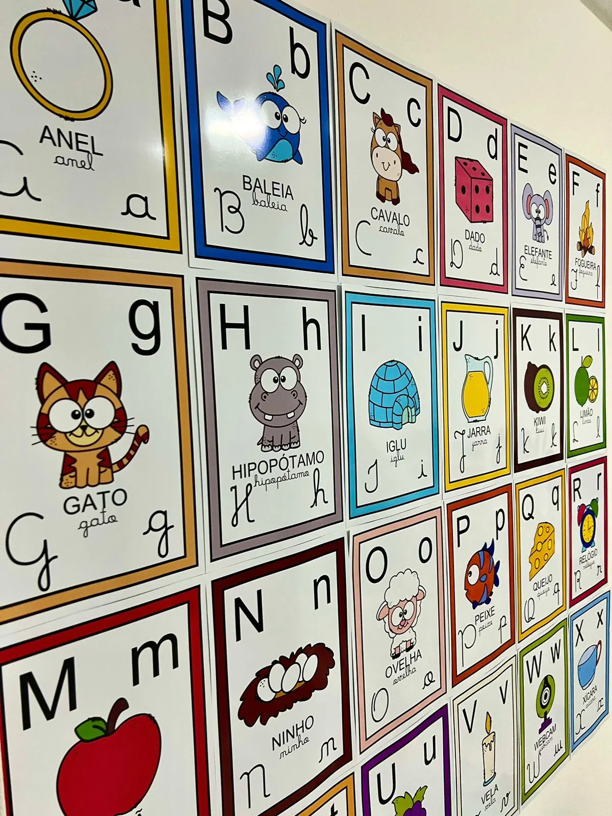 📚 Alfabeto de Parede Incrível! 🖍️