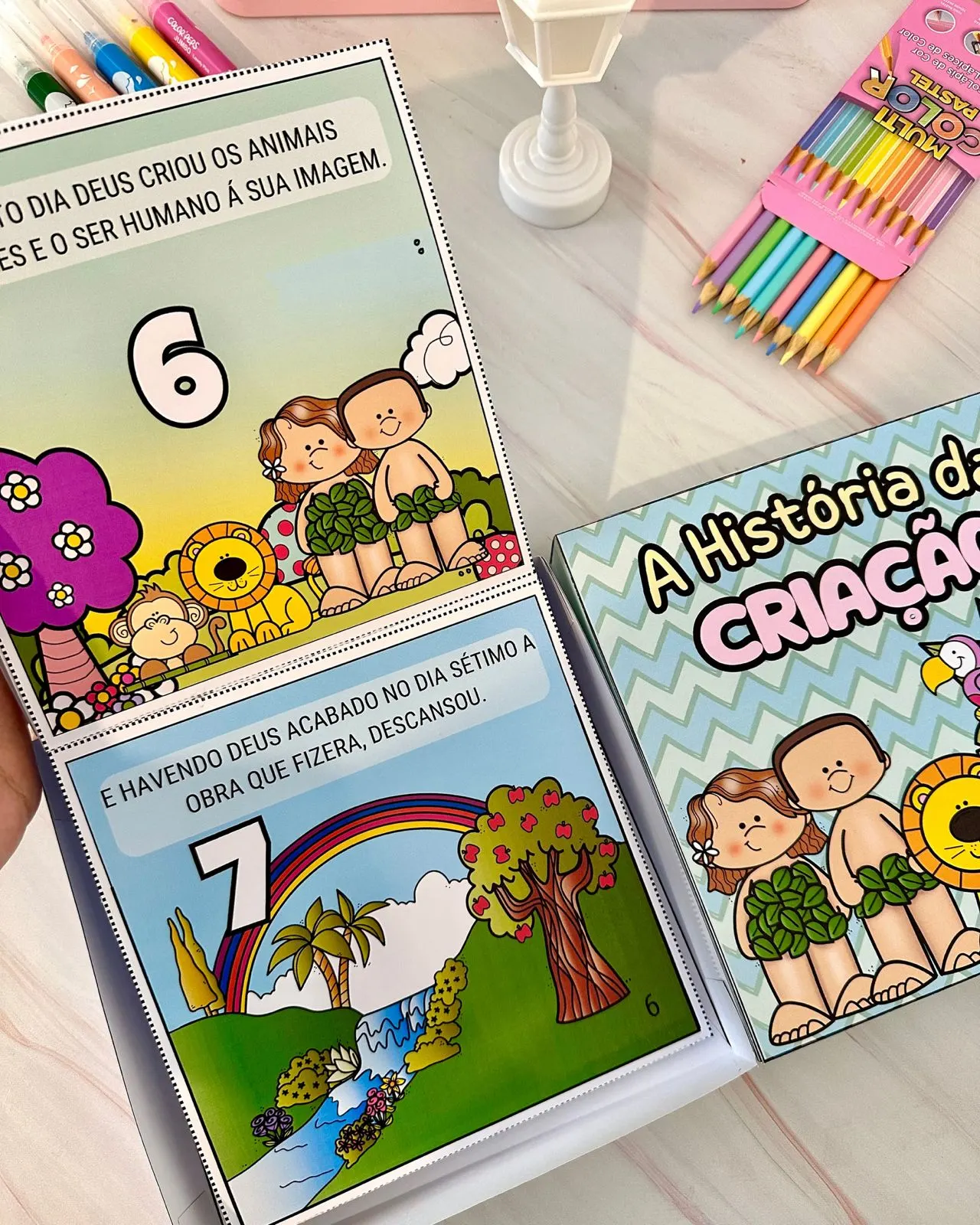 📦 Livro na Caixa “A História da Criação”