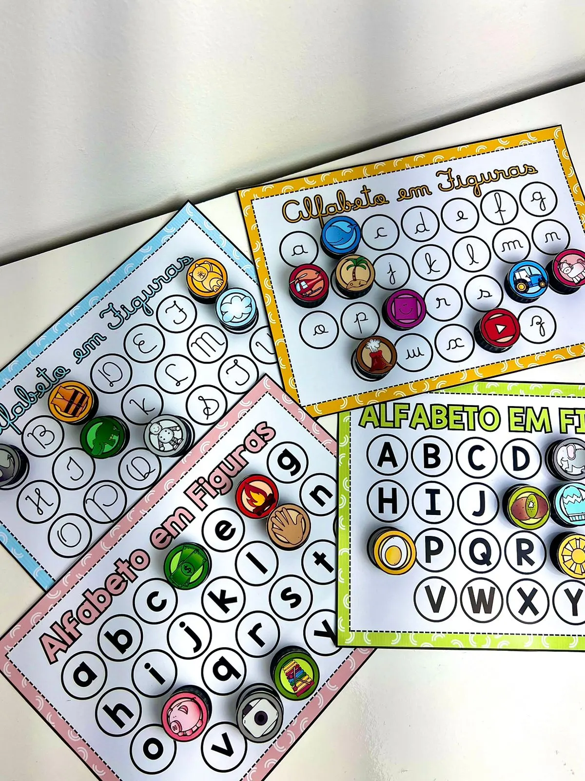 🔠 Prancha de Pareamento: Letra e Figura 🧩