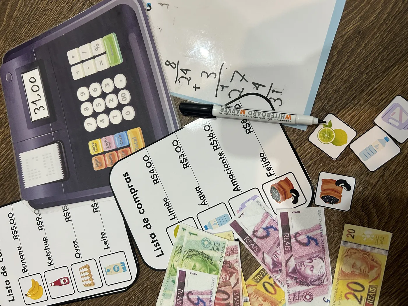 🛒 Kit Divertido – Aprendendo Matemática