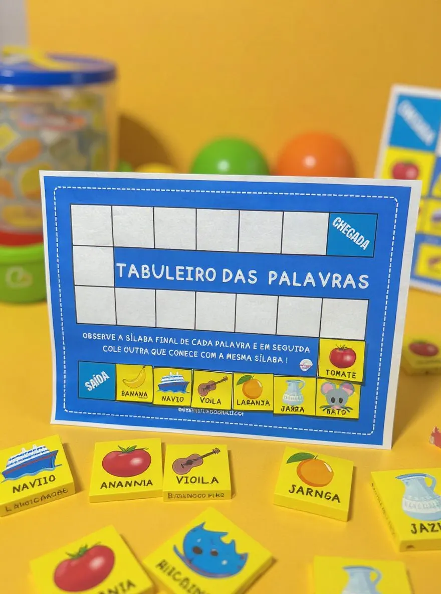🧩 Tabuleiro das Palavras – Palavra Puxa Palavra