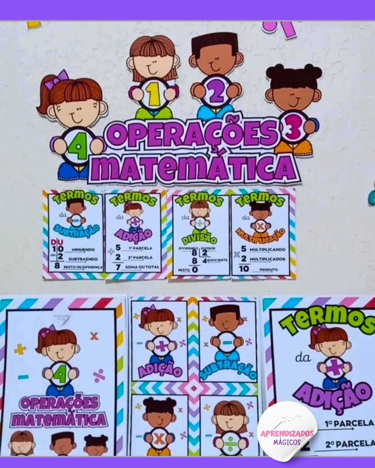 As 4 Operações Matemáticas