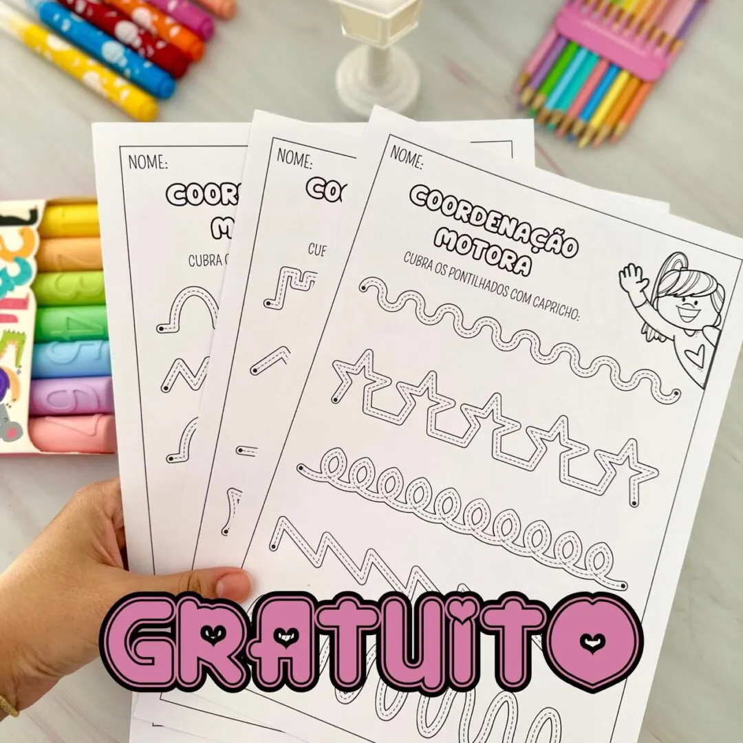 Atividades de Coordenação Motora para Crianças! 🖍️