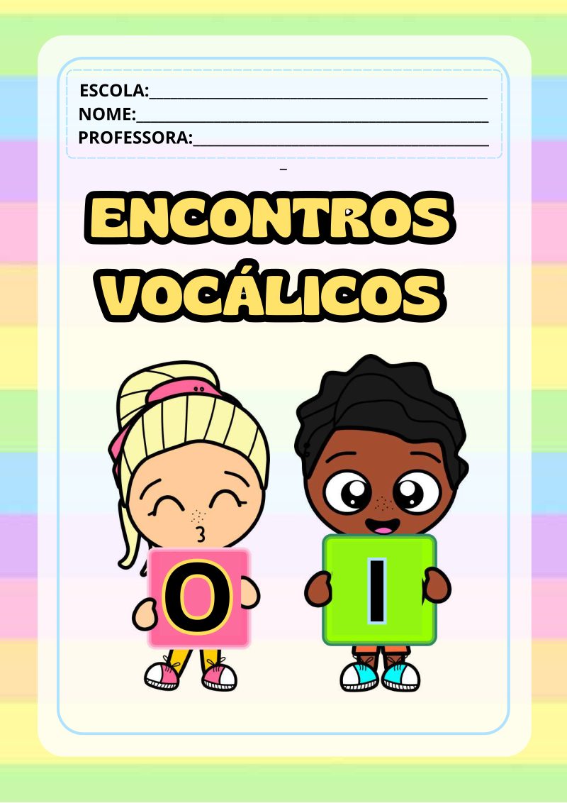 Kit Encontros Vocálicos: Diversão e Aprendizado 🎉📚