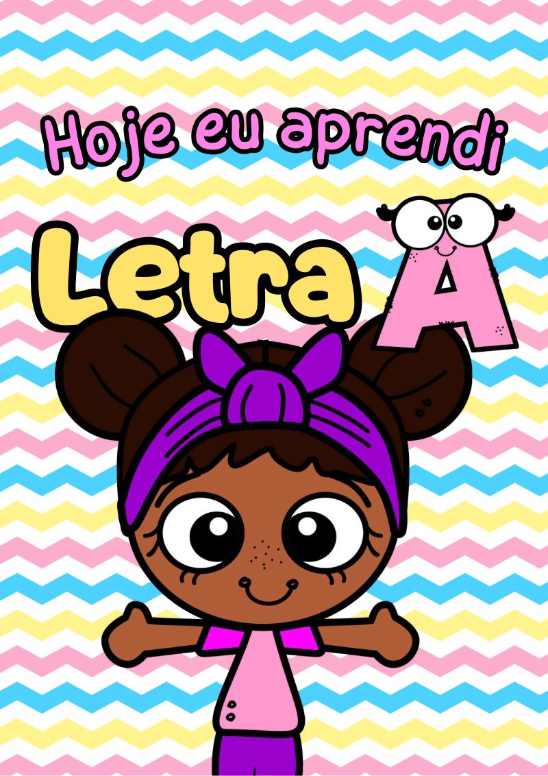 📦 Kit História na Caixa e Cartaz Letra “A”