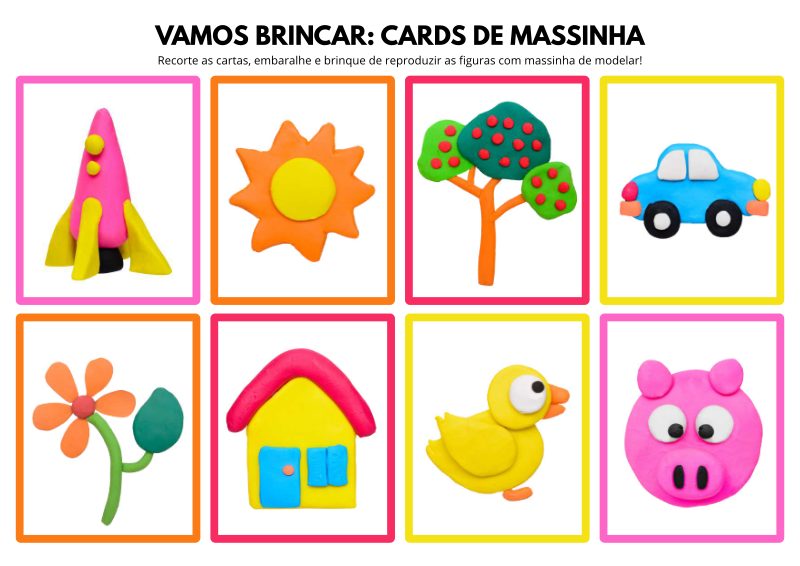Oficina de Massinha de Modelar – Painel Decorativo e Cards de Atividades