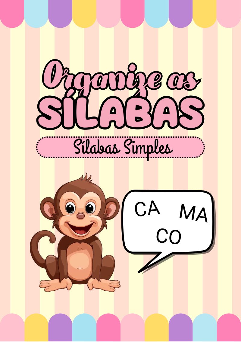 Organize as Sílabas simples