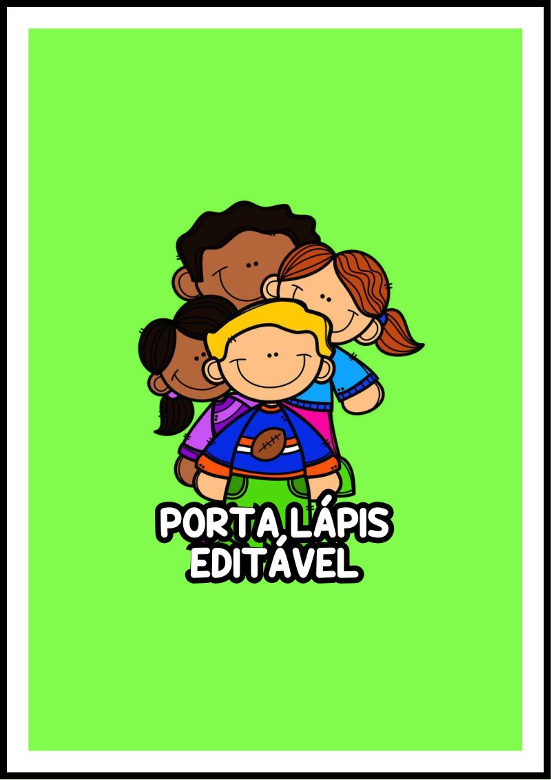Porta Lápis Editável