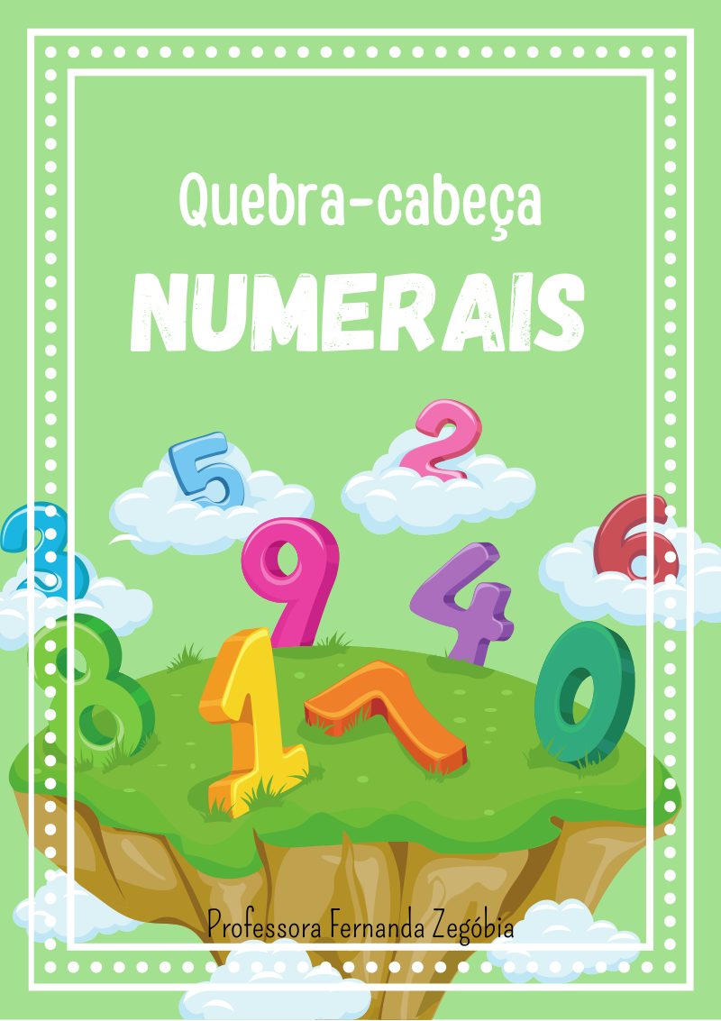 Quebra cabeça numerais de 0 a 20
