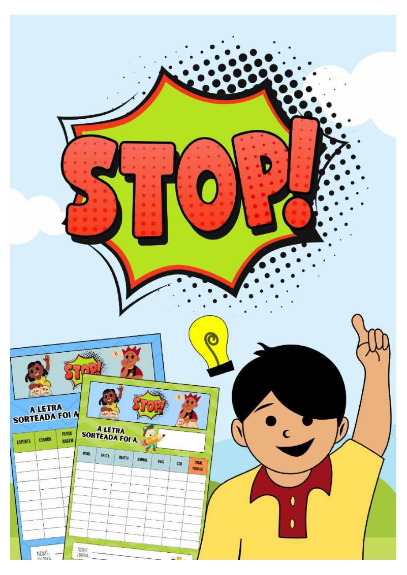🎲 Stop das Letras – Jogo Educativo de Leitura e Escrita!